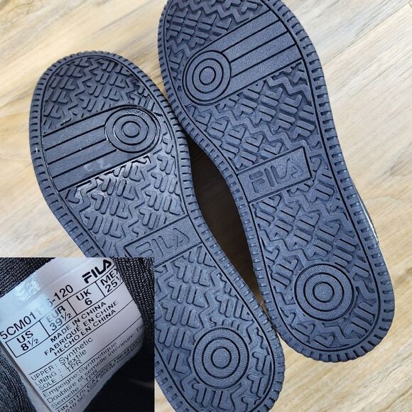 🩵NWT Fila A-Low White & Black Sneakers Size 8.5 - Picture 12 of 13